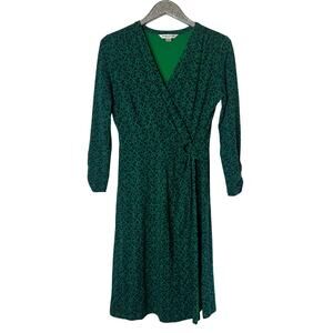 Pendleton Green Sand Dollar Print Wrap Dress